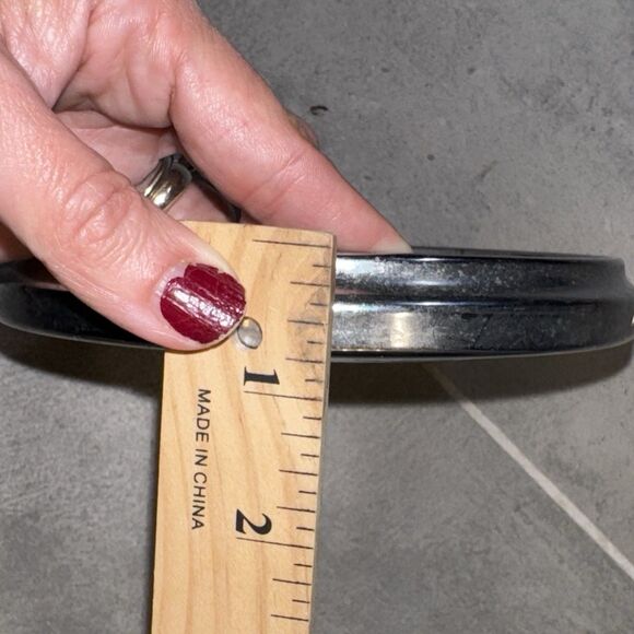 Vintage Volkswagen 6" Chrome Dog Dish Hubcap Center Cap VW Emblem - Picture 9 of 9